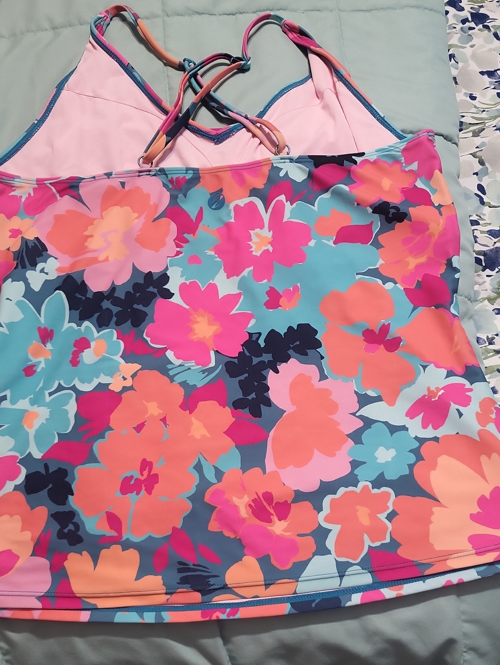 Like New! Nani Bellevue Floral Tankini Top - Multicolor - Picture 2 of 5